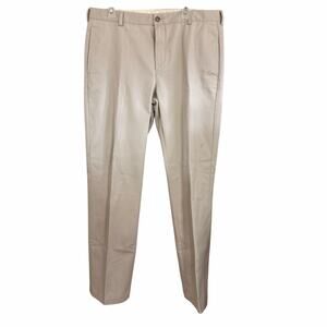 L. L. Bean Men's Flat Front Khaki pants Lot of 2 Pair 38/34